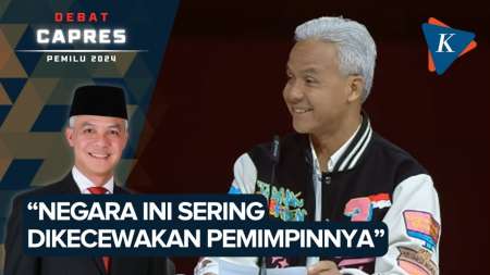 Pernyataan Penutup Ganjar: Negara Ini Sering Dikecewakan Pemimpinnya