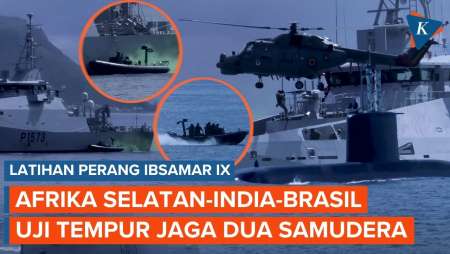 Detik-Detik Latihan Perang IBSAMAR IX: Afrika Selatan, India, Dan Brasil Unjuk Gigi