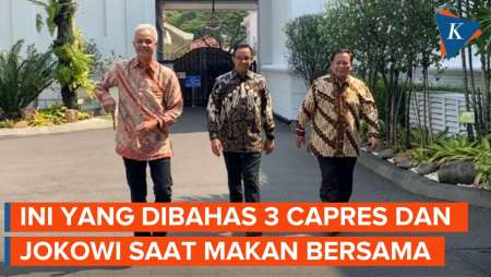 [FULL] Keterangan 3 Bakal Capres Usai Makan Siang Bersama Jokowi