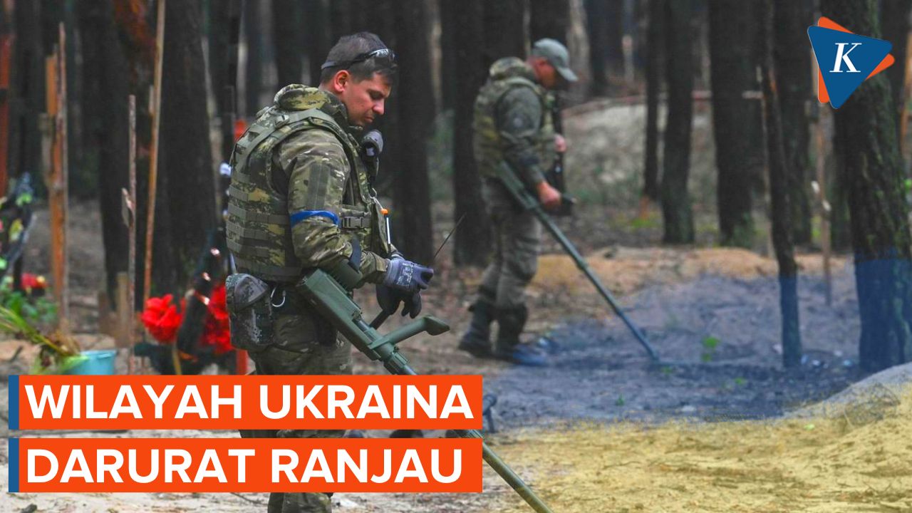 Wilayah Ukraina Terkontaminasi Ranjau