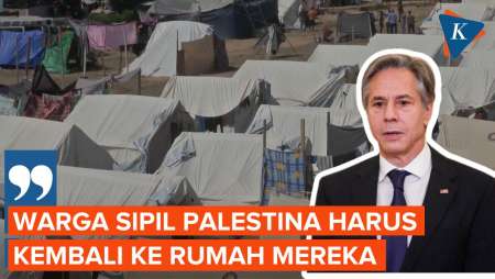 Kutuk Menteri Israel, Menlu AS: Warga Palestina Tak Boleh Dipaksa Tinggalkan Gaza