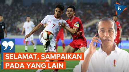 Jokowi Langsung Telepon Erick Thohir Usai Timnas Bantai Vietnam 3-0