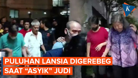 Puluhan Lansia Digerebeg Saat Asyik Main Judi