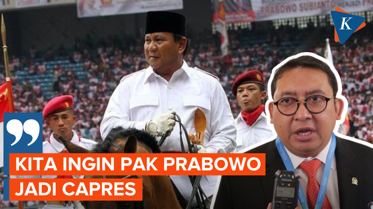 Fadli Zon Tegaskan Porsi Prabowo Saat Ini Adalah Capres, Bukan Cawapres