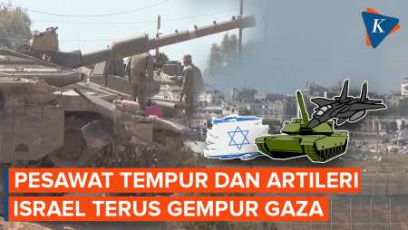 Israel Lakukan Pemboman Besar-besaran di Gaza Utara