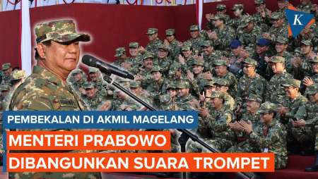 Pembekalan di Akmil, Menteri Kabinet Prabowo Dibangunkan Suara Trompet