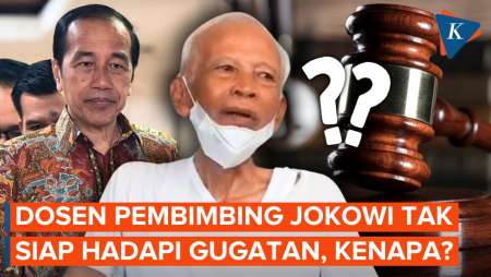 Alasan Dosen Pemimbing Akademik Jokowi Tak Siap Hadapi Gugatan Ijazah