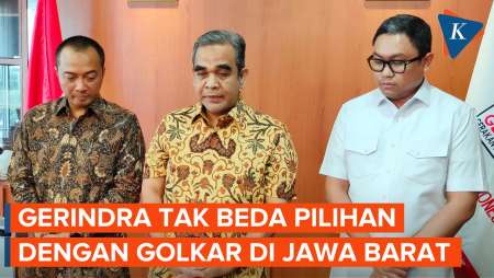 Gerindra Pastikan Tak Beda Pilihan dengan Golkar di Pilkada Jawa Barat