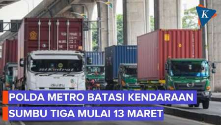 Polisi Batasi Operasional Kendaraan Berat Mulai 13 Maret