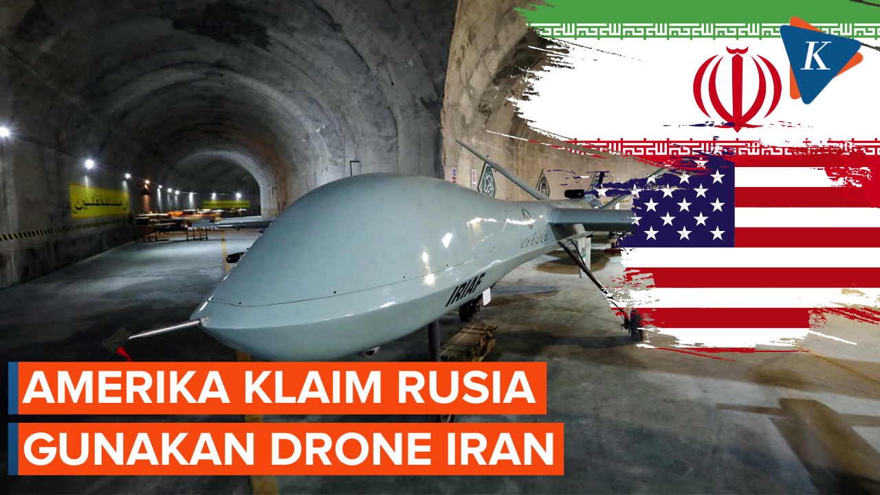 Amerika Klaim Konfirmasi Militer Rusia di Iran Kendalikan Drone Iran