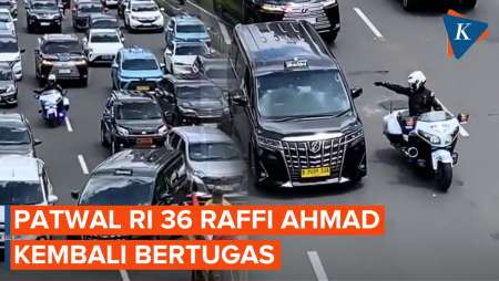 Brigadir DK, Patwal RI 36 Raffi Ahmad Kembali Bertugas Usai Disanksi