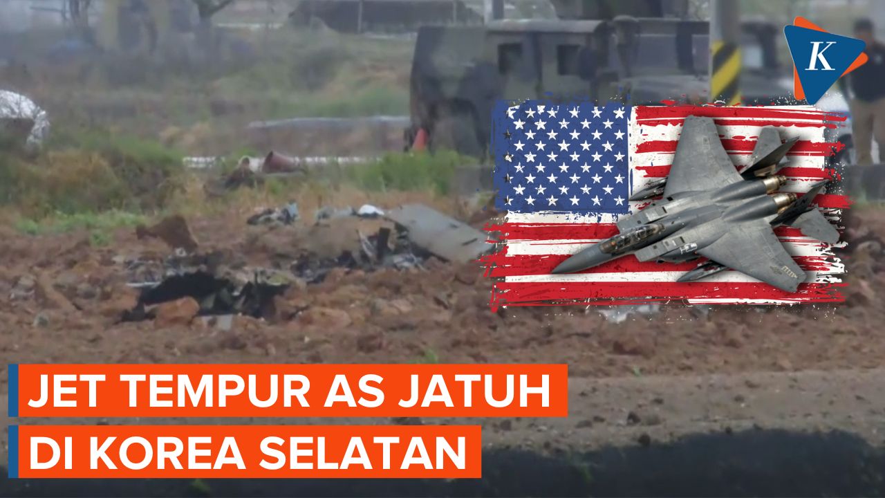 Jet Tempur F-16 AS Jatuh di Korea Selatan, Tak Ada…