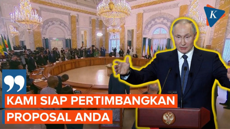 Temui Kelompok Pemimpin Afrika, Putin Sebut Ukraina Sulit Bernegosiasi