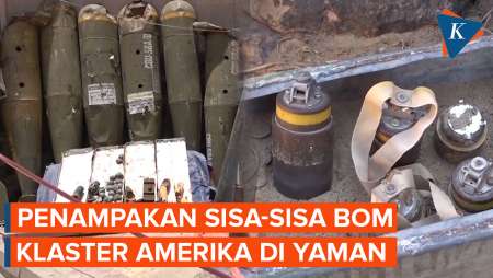 Penampakan Sisa Bom Klaster AS yang Terus Tewaskan Warga Sipil Yaman