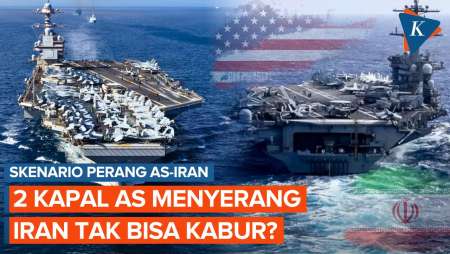 Apa Yang Terjadi Jika Kapal Induk Abraham Lincoln Dan Gerald R. Ford Milik AS Serang Iran?