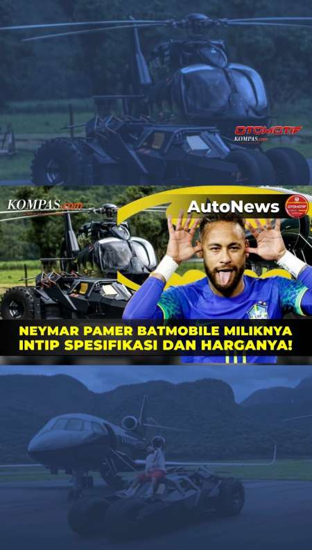 Intip Harga Dan Spesifikasi Batmobile Milik Neymar Jr