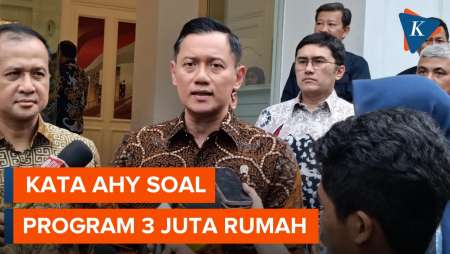 AHY Jelaskan soal Program 3 Juta Rumah