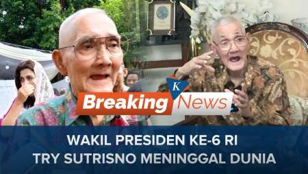 Eks Wapres Try Sutrisno Meninggal Dunia