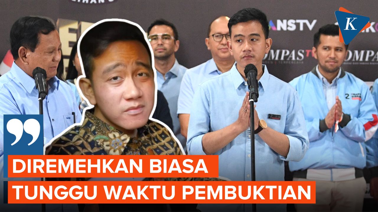 Tak Ambil Pusing Diremehkan, Gibran: Tinggal Tunggu Waktu untuk Pembuktian