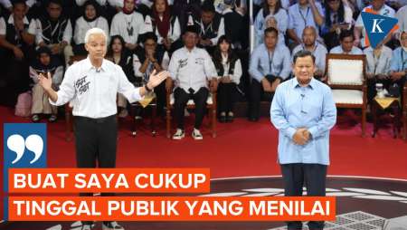 Jawaban Prabowo soal HAM, Ganjar: Tinggal Publik yang Menilai