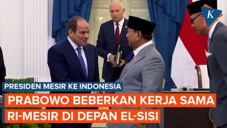 [FULL] Keterangan Prabowo-Presiden Mesir Usai Pertemuan Di Jakarta, Bahas Sederet Isu Penting