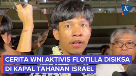 Cerita WNI Disiksa Di Kapal Penjara Israel: Tapi Tak Sebanding Penderitaan Warga Palestina