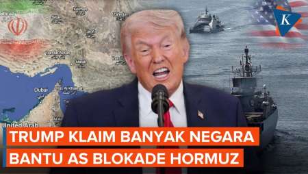 Trump Klaim Dibantu Banyak Negara untuk Blokade Selat Hormuz