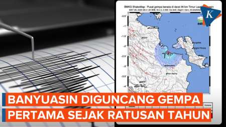 Gempa Magnitudo 4,3 Guncang Banyuasin, Pertama sejak Ratusan Tahun