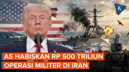 AS "Bakar Duit", Habiskan Rp 500 Triliun Untuk Operasi Militer Di Iran