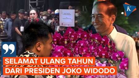 Jokowi Kirim Bunga Anggrek Warna Ungu ke Megawati yang Ultah ke-77