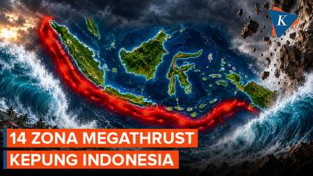 BMKG Ungkap 14 Zona Megathrust Kepung Indonesia, Potensi Magnitudo Hingga 9,2