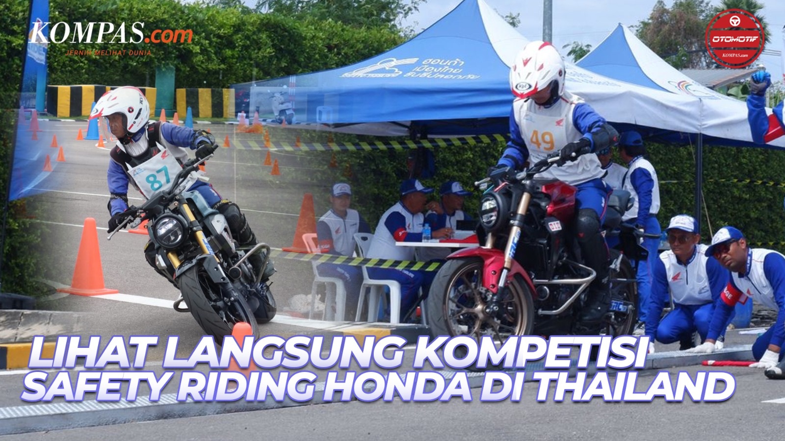 Lihat Langsung Kompetisi Safety Riding Honda di Thailand