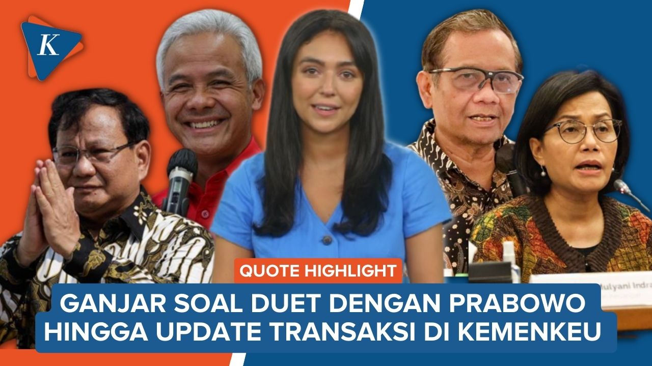 Candaan Ganjar soal Duet dengan Prabowo hingga Pihak Luar dalam Transaksi di Kemenkeu
