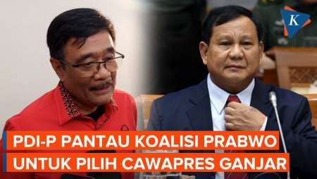 PDI-P Tunggu Prabowo Pilih Cawapres, Baru Umumkan Pendamping Ganjar