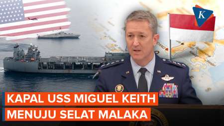 Armada Perang AS Terpantau Menuju Selat Malaka, Buru Kapal Iran?