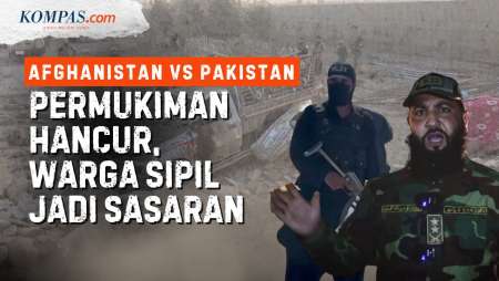 Penampakan Kerusakan Pakistan Vs Afghanistan, Permukiman Porak-poranda
