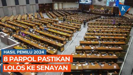 Daftar 8 Partai Politik yang Lolos ke Senayan, PDI-P Tertinggi