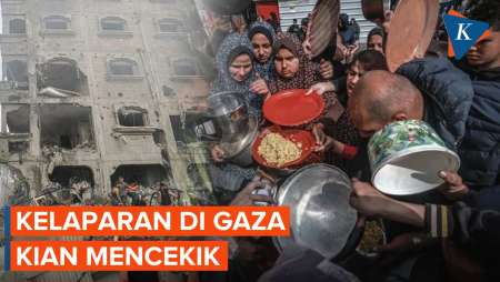 PBB Kelimpungan Kelaparan di Gaza Kian Mencekik, Israel Tak Menggubris
