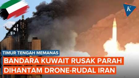 Drone dan Rudal Iran Hantam Kuwait, Bandara Internasional Rusak Parah