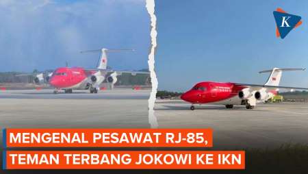 Serba-serbi Pesawat RJ-85 yang Ditumpangi Jokowi ke IKN