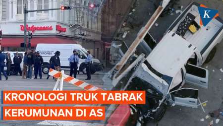 Kronologi Truk Tabrak Kerumunan Saat Tahun Baru di New Orleans AS