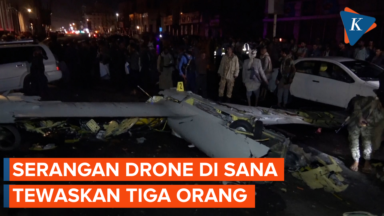 Setidaknya 3 orang tewas di Sanaa, setelah drone jatuh
