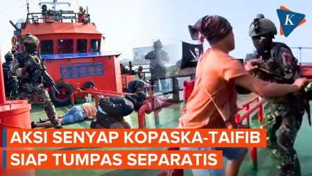 Aksi Pasukan Khusus TNI AL! Kopaska-Taifib Simulasi Operasi di Papua Barat Daya