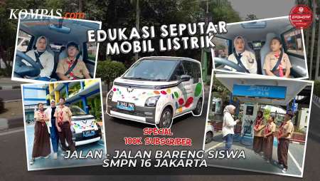 Edukasi Seputar Mobil Listrik | Jalan - Jalan Bareng Siswa SMPN 16 Jakarta|Special 100K Subscriber