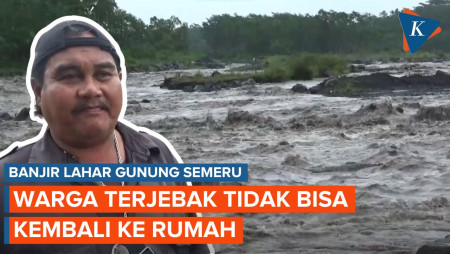 5 Orang di Lumajang Terjebak Banjir Lahar Semeru