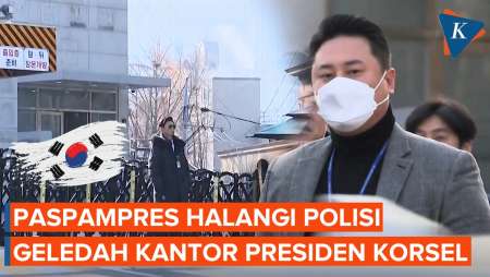 Polisi Korsel Geledah Kantor Presiden Yoon Suk-yeol, Dihalangi Paspampres