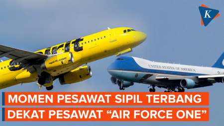 Ketika Pesawat Sipil Terbang Dekat Pesawat Presiden AS 