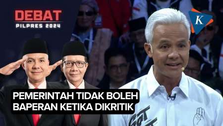 [FULL] Ganjar: Pemerintah Tidak Boleh Baperan Ketika Dikritik