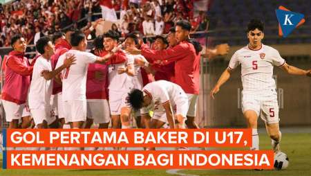 Hasil Kualifikasi Asia U17, Indonesia Vs Kuwait: 1-0, Gol Baker Bawa Garuda Berjaya