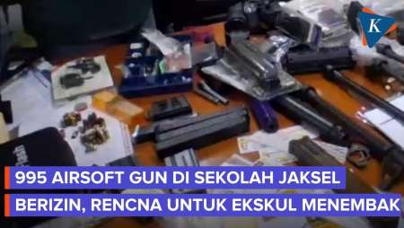 Eks Kepala Yayasan Sekolah Jaksel Klaim 995 Airsoft Gun untuk Ekskul Menembak, Punya Izin Baintelkam